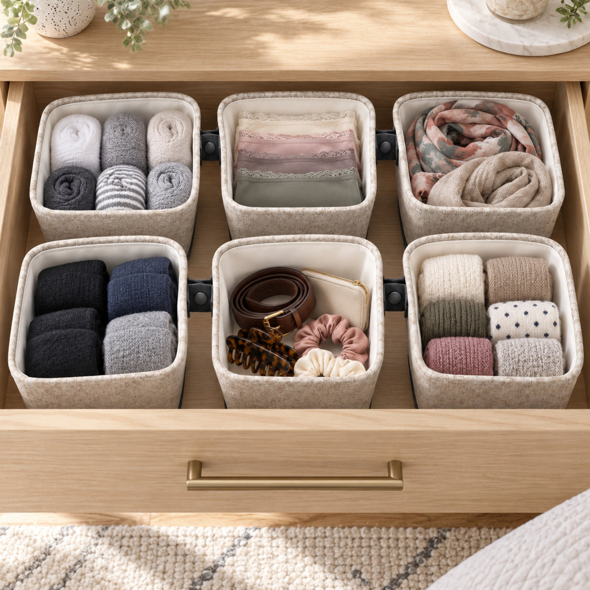 FlexCell Drawer Organizer Set
