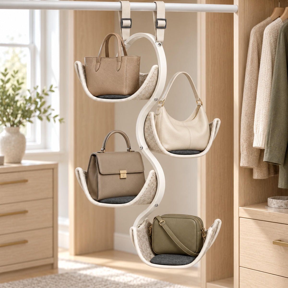 ArcShelf Handbag Organizer