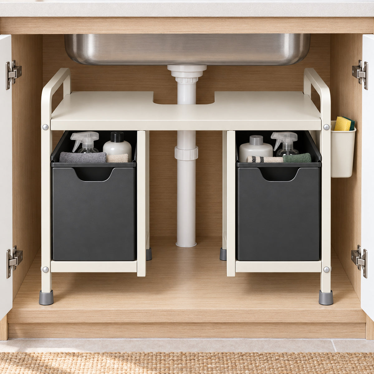 PipeArc Under-Sink Organizer